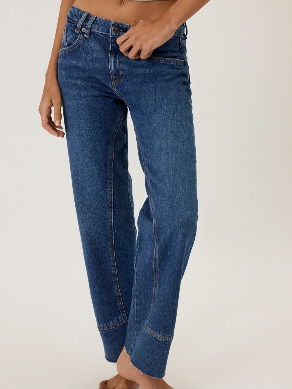We The Free Risk Taker Mid-Rise Jeans